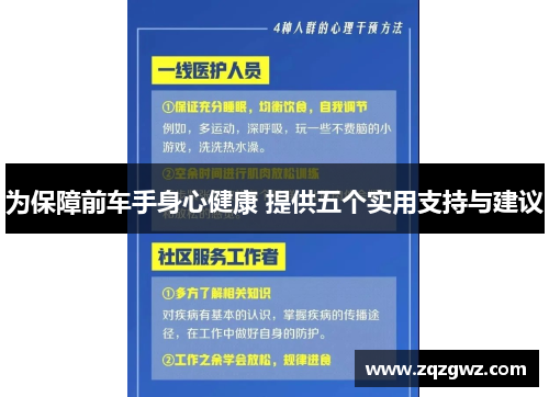 为保障前车手身心健康 提供五个实用支持与建议